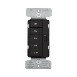 Eaton PT18H-BK 1800W 15 Amp 5-Button Hour Timer with Off Single-Pole, Black