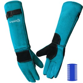 Uzhika 23.6 in Animal Handling Gloves, Bite Proof Scratch Resistant for Dogs, Cats, Birds, Reptiles, Vet, Grooming & Wildlife Rescue
