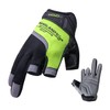 HLDD HANDLANDY Fingerless Work Gloves, Utility Work Gloves for Men