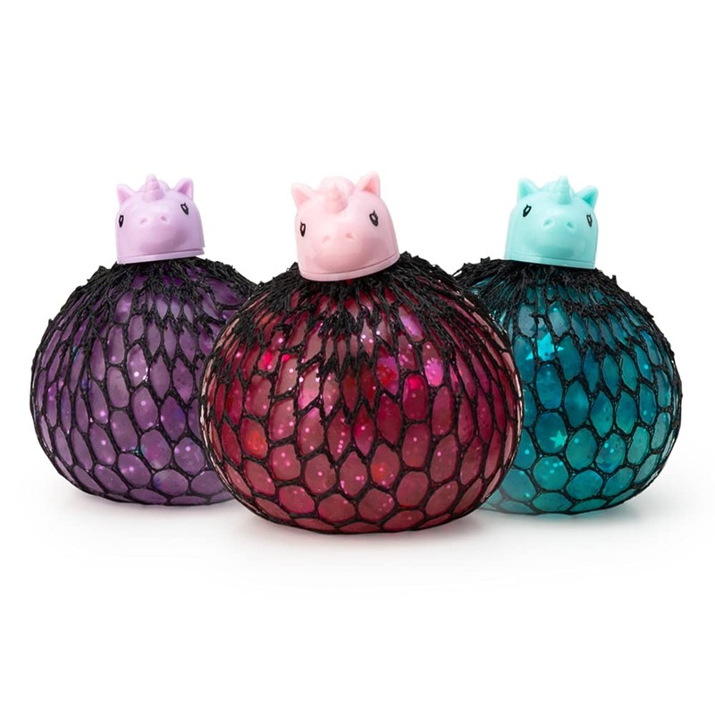 Tobar SCRUNCHEMS UNICORN SQUISHY MESH PET STRESS SQUISH BALL Toy