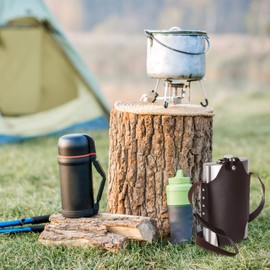 Relaxdays XXL Stainless Steel Hip Flask, High-Quality Flask for Hanging, 1.8 Litre Capacity, Party Fun, Silver