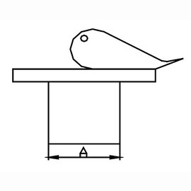 White Water Brass Snap Baitwell Plug, Bailer