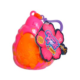 Pearly Pods Series Hawaii, 12 Varieties, Random Plush Figure Keychain in Shell Closed to Collect