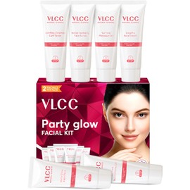 VLCC Kit Facial - Incluye 6 Productos de Cuidado de la Piel - Limpiador con Tónico Facial, Exfoliante, Crema Facial, Geles y Mascarilla - 6 Piezas
