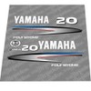 411 Decals Juego de calcomanías de repuesto para Yamaha 20