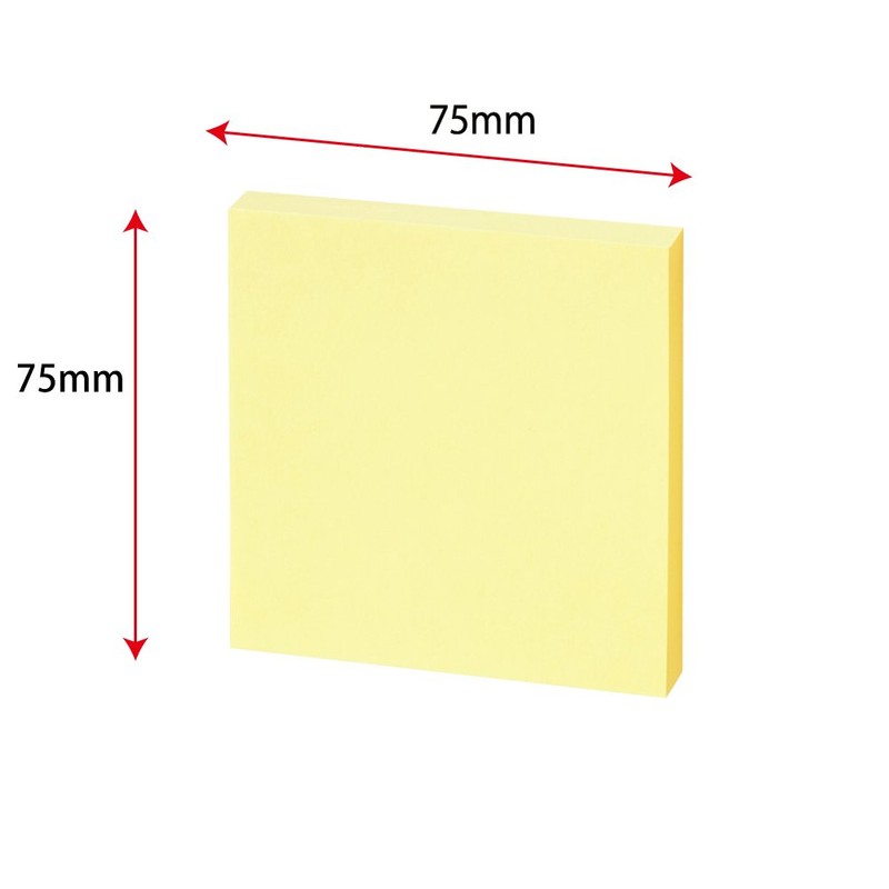 コクヨ 付箋 超徳用 ふせん <K2> 75mm×75mm 100枚×10冊入 4色ミックス K2メ-7575