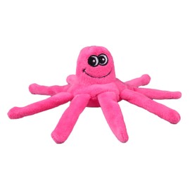 SmartPetLove - Tender-Tuffs - Tiny Plush Dog Toys for Puppies and Small Breeds - Stuffed Pink Octopus with Puncture Resistant Squeaker