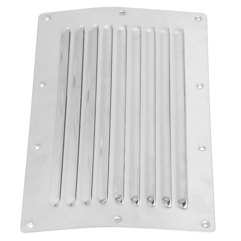 250x150mm Air Vent Louver Grill Cover Stainless Steel Duct Ventilation