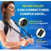 Corrector Postura Espalda Para Hombre Y Mujer Faja Ajustable {