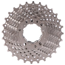 Qiilu 8/9/10/11 Speed 11-28T Road Bike Freewheel Cassette Sprocket - Durable, Lightweight, Shift Replacement Accessory Performance Improvement (9S -28T)