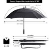 G4Free Extra Large Golf Umbrella 68 inch Square Vented Windproof