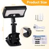 Clip on Solar Lights Outdoor with Motion Sensor, 360°Rotatable &