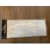 Salt Life White Fish Decal 12” SAD968 NEW