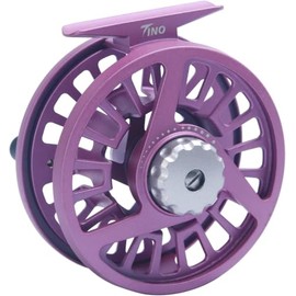 Maximumcatch Tino Fly Reel Purple/Black in 3/4, 5/6, 7/8wt, and Fly Fishing Reel with Lines (Purple, 7-8 WT)