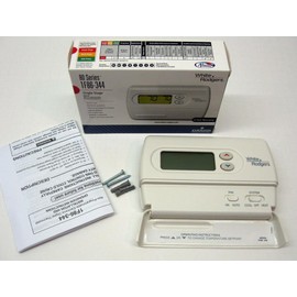 1F86-344 White Rodgers Wall Thermostat Heat Cool Non Programmable Single Stage