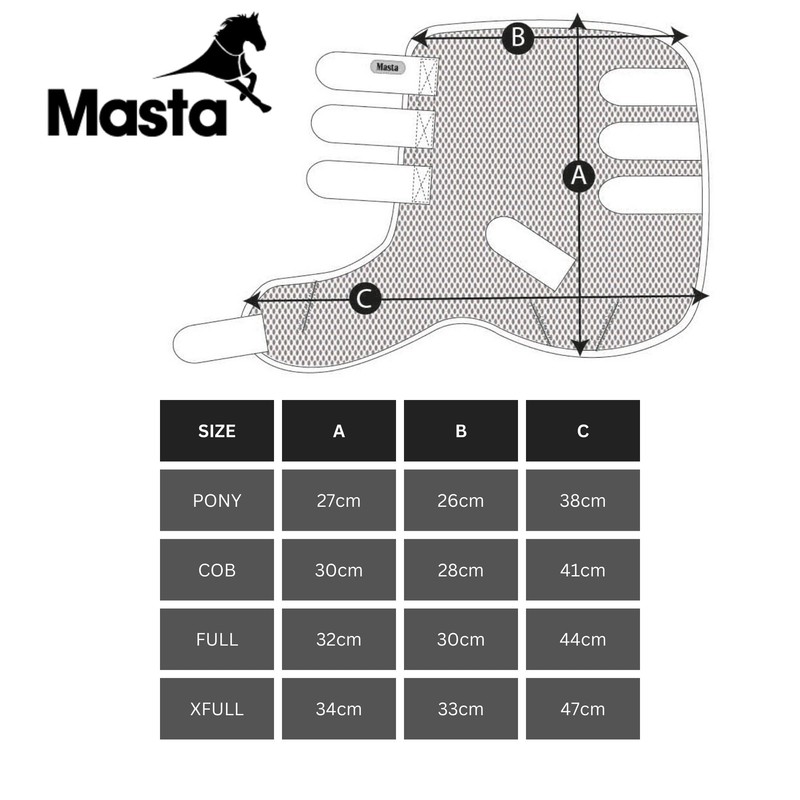 Masta Air-Flux Support Horse Boots - Schooling Training Neoprene Wrap
