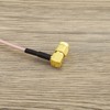 eMagTech 2Pcs SMA Male to SMA Male Right Angle Cable