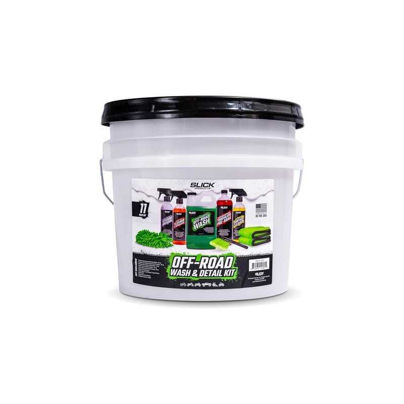 Slick Products Off-Road Wash & Detail Kit (11 Piece)