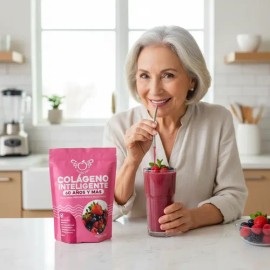 Colágeno 60+ Zinc Maca Magnesio Sabor Frutos Rojos 500gr