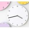 Stephanie Imports Modern Minimalist White & Black Wall Clock