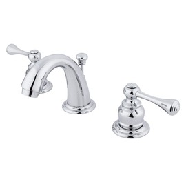 Kingston Brass KB911BL Vintage High Rise Mini Widespread Lavatory Faucet, Polished Chrome