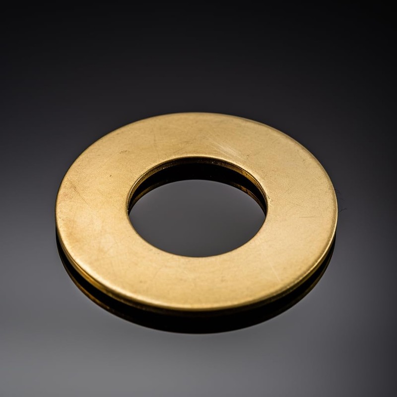 Brass Flat Washer, M2.5 Metric Bronze Washer for Screws Bolts,