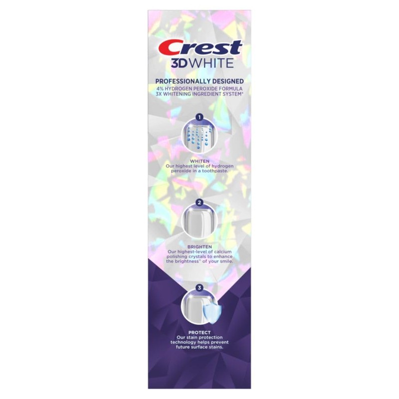 Crest 3D White Brilliance Pro Ultra White Teeth Whitening Toothpaste,