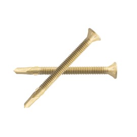 #12x2-1/2 Reamer Tek Torx/Star Head Self-Drilling Wood to Metal Screws - Tek Screws for Flatbeds, Trailers, or for Fastening Wood to Steel - T-25 Torx Screw Head（50 Pcs）