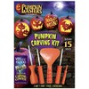 Pumpkin Carving Kit w/Pattern Book - 15 Pieces