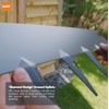 CORE EDGE Lawn Edging | Flexible Decorative Steel Garden Lawn
