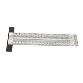 Ultra Accurate Marking T Ruler Stainless Steel Woodworking Scribing T Ruler High Accuracy Carpenter Mark T Ruler Measuring Tool 200mm