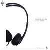 HP Business V2 PC-Headset 3.5mm Klinke schnurgebunden Over Ear Schwarz
