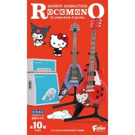 Sanrio Characters Rockmono, 10 Pieces, Candy Toy, Gum (Full Comp)