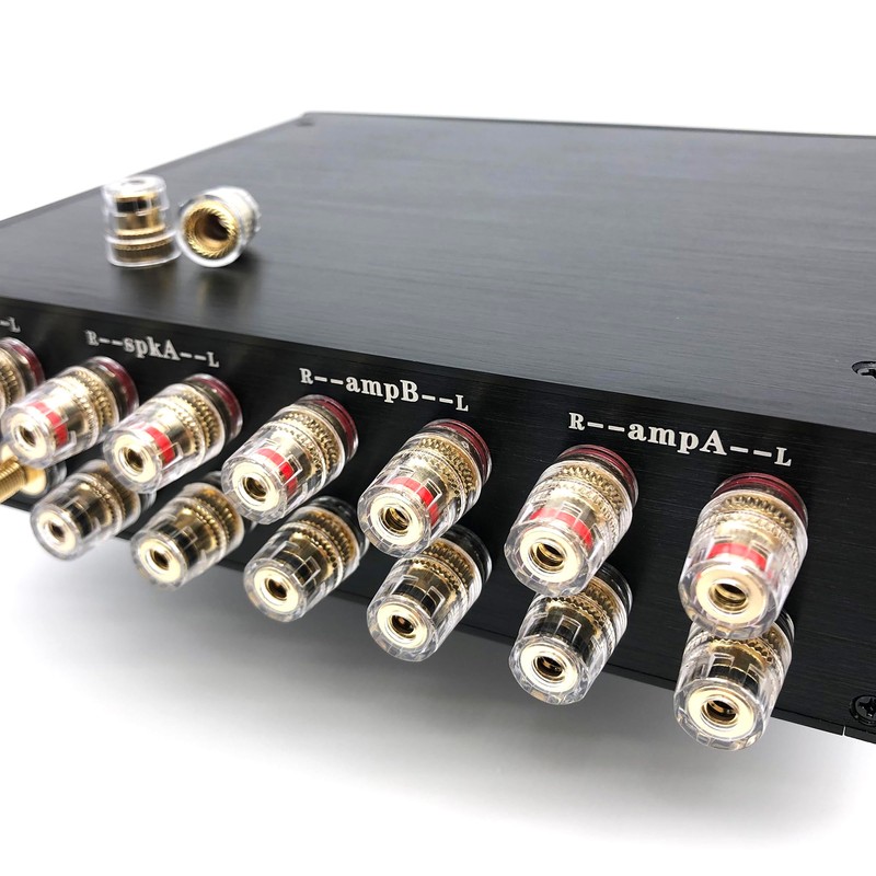 Two Amplifiers to Two Pairs of Speakers Selector Switch (2