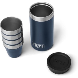 YETI Rambler Shot Glasses with Carrying Case, Navy
