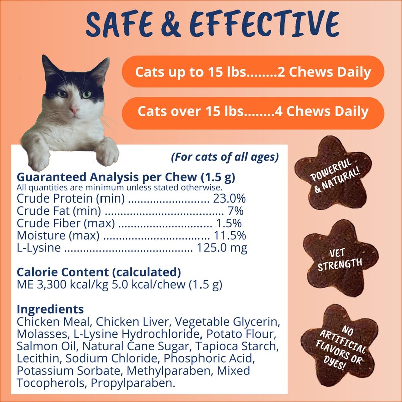 Under the Weather Pet Daily Cat L-Lysine | Boost Immune