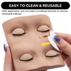 Pretty memory 2 Layer Lash Mannequin Head, Realistic Eyelash Mannequin