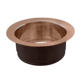 Westbrass D208-11 4-1/4" Standard Kitchen Sink Waste Disposal Flange, 1-Pack, Antique Copper