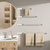 FORIOUS Towel Rail, Wall Towel Rack Mounted Stainless Steel, Hand