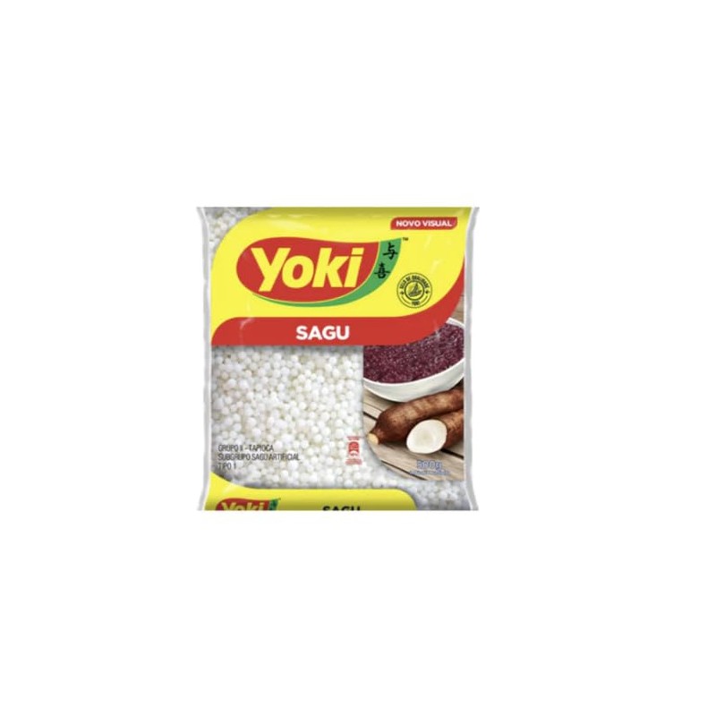 Sagu de Mandioca Brasileira Tapioca Yoki 500 g - Pack