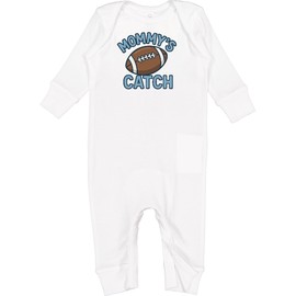 inktastic Mommy's Catch Cute Football Baby Baby Romper Coveralls 18 Months White 465cd
