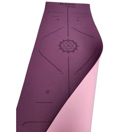 Yoga Mat (183 x 61 cm) Including Carry Strap - Gymnastics and Fitness Mat Extra Non-Slip in 6 mm Thickness - Sports and Yoga Mat for Gym, Workout and Yoga - Sports Mat for Home (Pink)