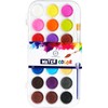 Creativity Point Watercolour Paint Set, 21 Colours with 1 Paint