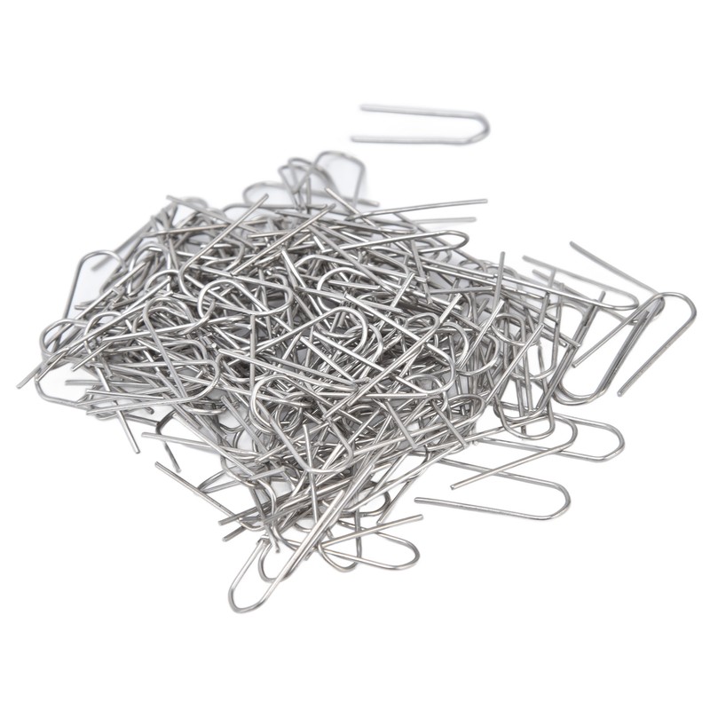200 Pcs Wire Jump Rings Nickel Chromium Alloy U Shaped