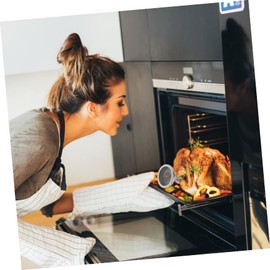 ABOOFAN 1Pc High Precision Bimetallic Oven Thermometer for Baking Home BBQ Cooking Accurate Measurement from Lightweight Easy to Use Kitchen Tool