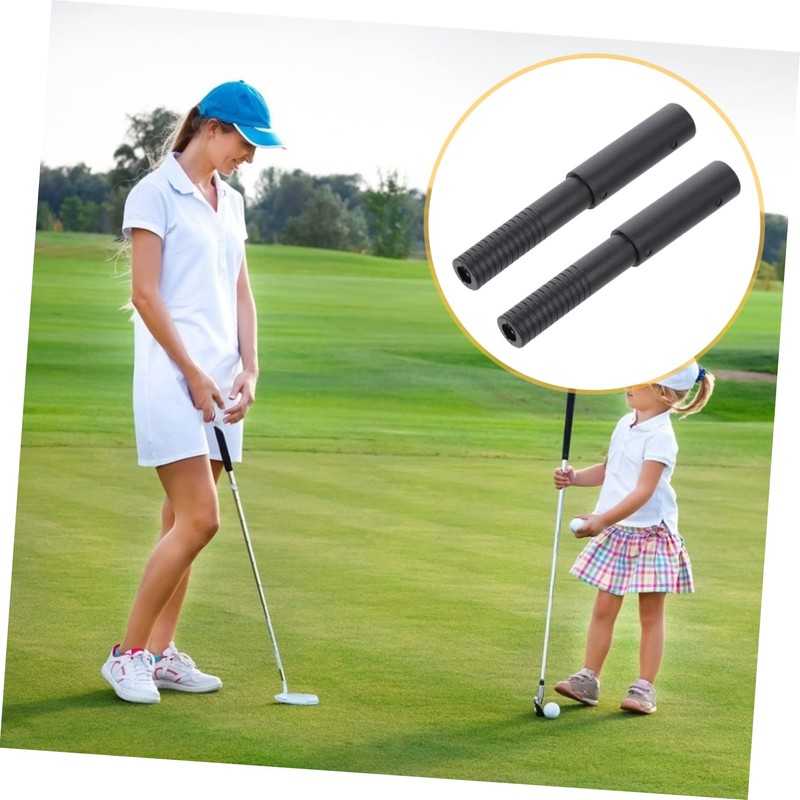 BIUDECO 2pcs Golf Club Extension Rods Graphite Shaft Putter Extender