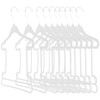 10 Pcs Children's Suit Hanger Baby Hangers for Closet Plastic