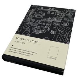 Mayachiu (Type-B) Black Paper Notebook Hard Cover Highlighter Pen