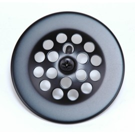 Tub and Shower Bath Grid Drain Strainer with Screw, 2-7/8 Inch, Oil Rubbed Bronze, 1-Pack, Grid Bathtub Strainer, Oil Rubbed Bronze Finish - by PlumbUSA 51055BOB