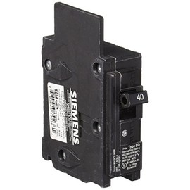 SIEMENS BQ1B040 40-Amp Single Pole 120-Volt10KAIC Lug Out Breaker, COLOR